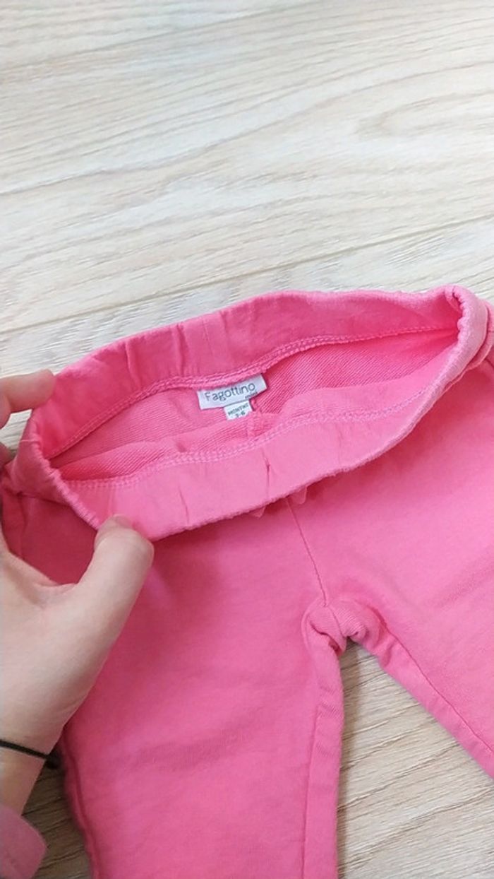 Ensemble 3/6 mois mi saison fleurs noeud - photo numéro 6