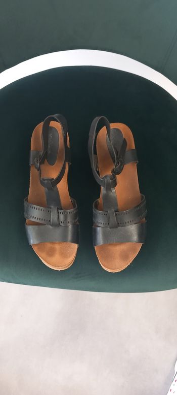 Sandales noir kickers
