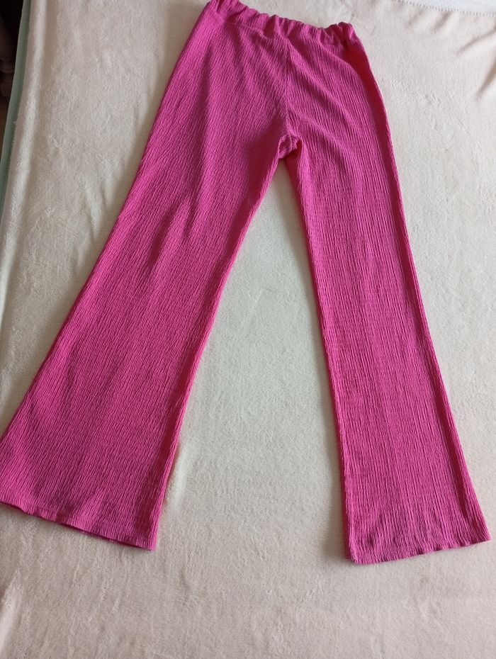 Pantalon en maille torsadé, ceinture élastique - photo numéro 6