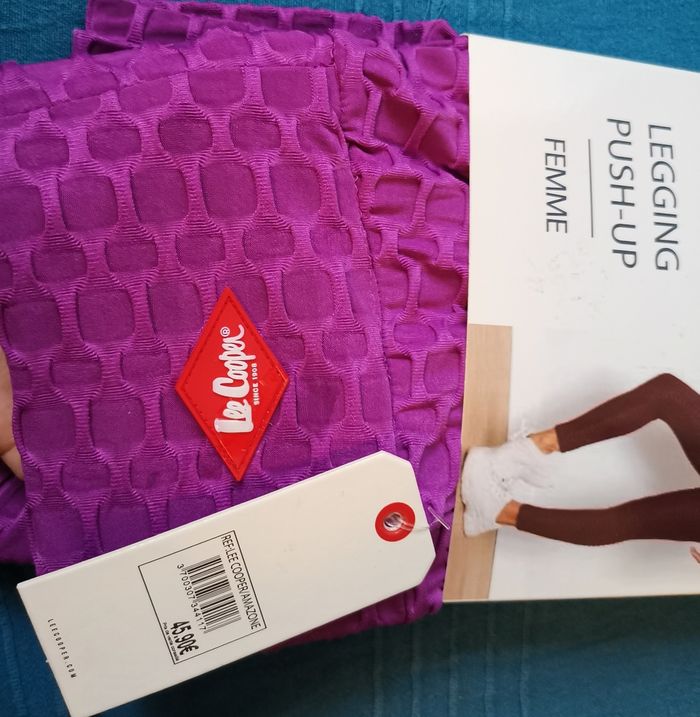 Legging violet push-up Lee Cooper Modèle Amazone taille S/M - photo numéro 4