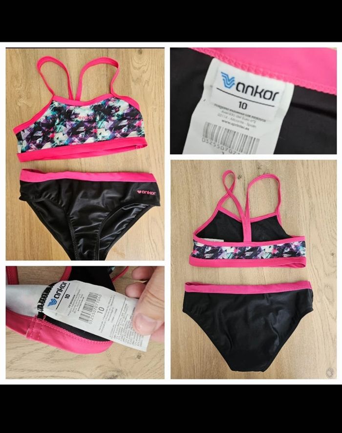 Maillot de bain 2 pièce fille 10 ans +1 gratuit - photo numéro 2