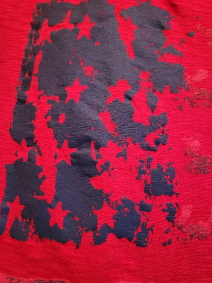 Tee-shirt imprimer rouge , S - photo numéro 3