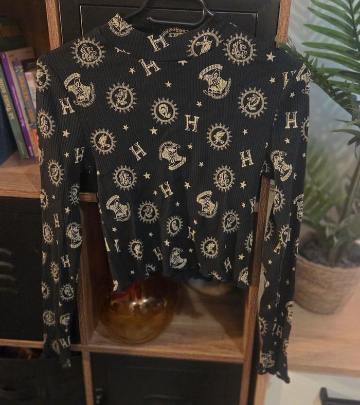 Tee sheart H&M, harry potter, manches longues - photo numéro 2