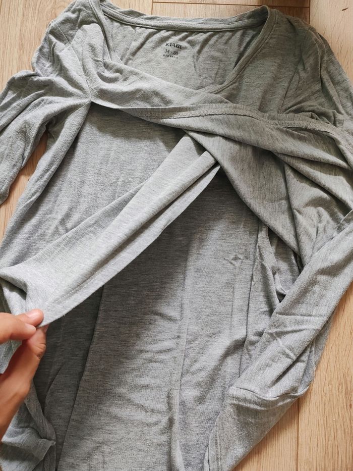 Tee shirt manche longue allaitement Kiabi 34/36 🌸 - photo numéro 3