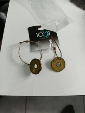 Boucle d oreille créole fantaisie