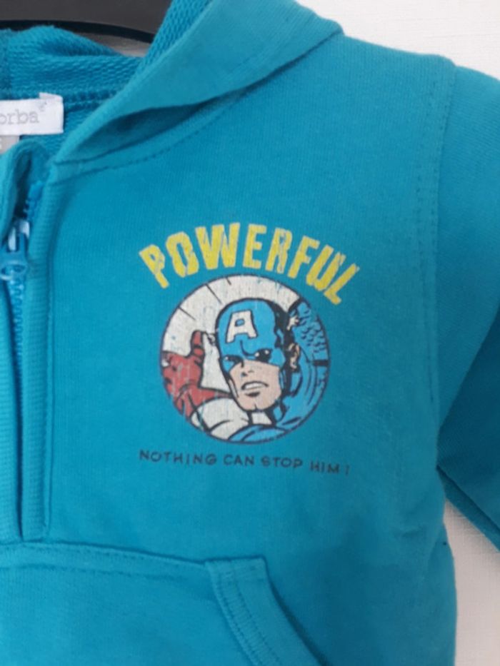 Sweat Marvel - Captain America - photo numéro 2