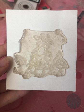 Tampon en forme de vache.