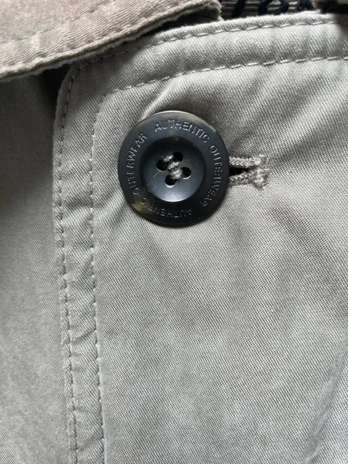 Manteau Jacket B Stone Micro khaki green Mens Size 54 - photo numéro 2