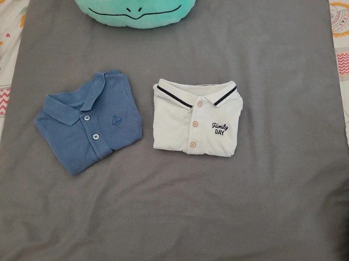 Lot de 2 polos sans manches 3 mois été - photo numéro 2