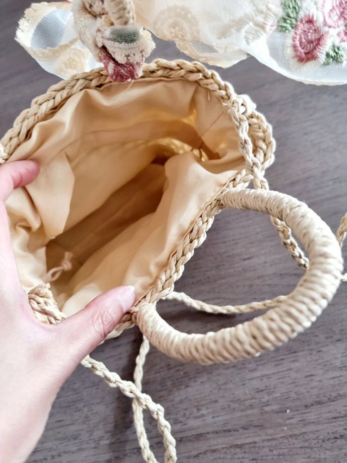 Sac a bandouliere " paille " - photo numéro 3