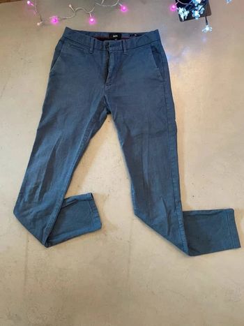 Pantalon bleu slim 36