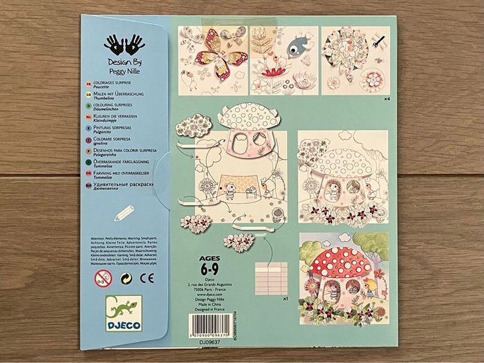 4 Coloriages surprise Poucette DJECO 6+ - photo numéro 2