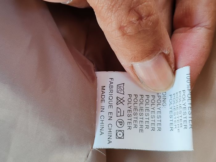 Doudoune sans manches simili beige taille 1 (40/42) - photo numéro 9