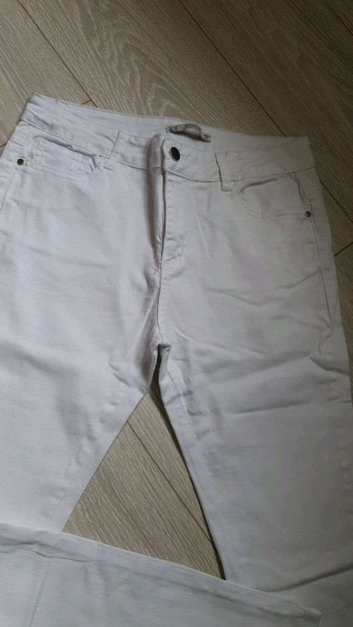 Jeans blanc femme - photo numéro 2