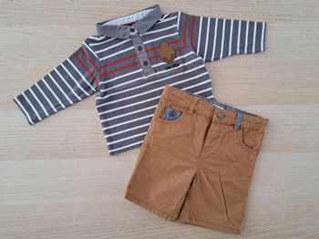 Short et polo Obaibi 74cm