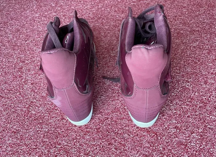 Chaussures rouges femmes à paillettes - photo numéro 10