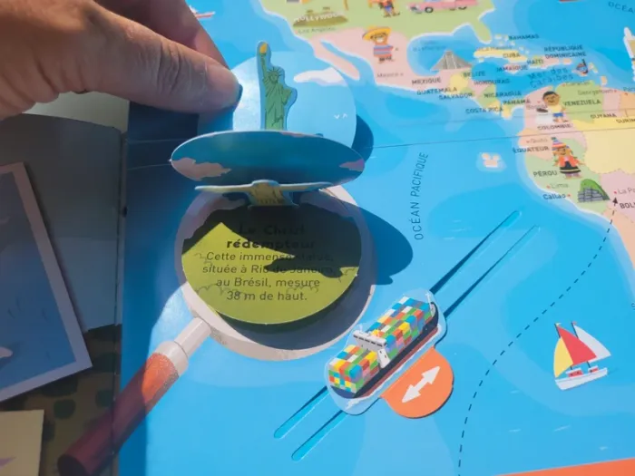 Livre animé de flaps, tirettes.. Kididoc grand format 🌎 Le Kididoc autour du monde 🌎 (94) - photo numéro 12