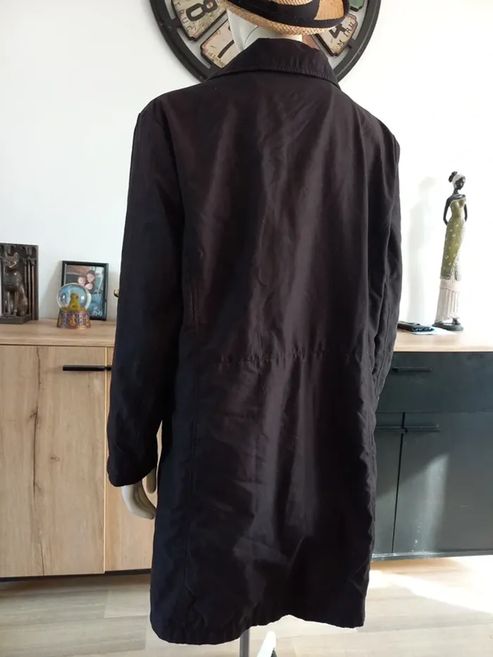 Manteau long noir L/XL - photo numéro 8
