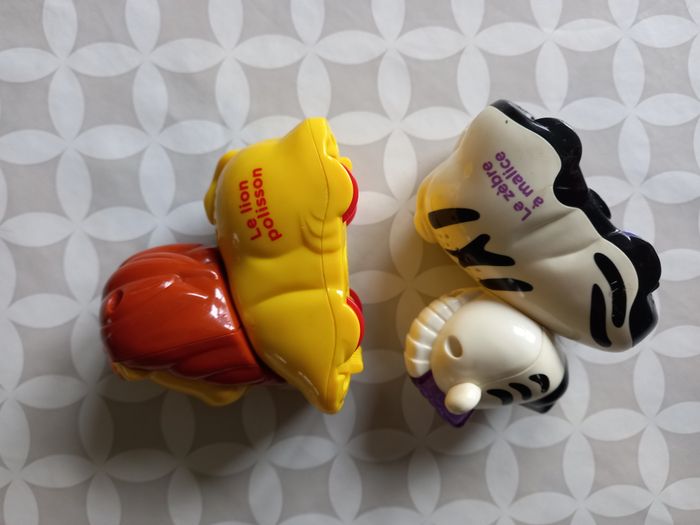 Lot 2 Tut Tut Animo VTech – Lion & Zèbre – Parlent/chantent - photo numéro 4
