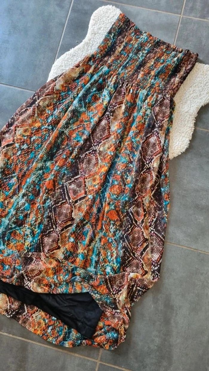 Longue robe bustier MoRGAN L superbe  doublée comme neuve - photo numéro 2