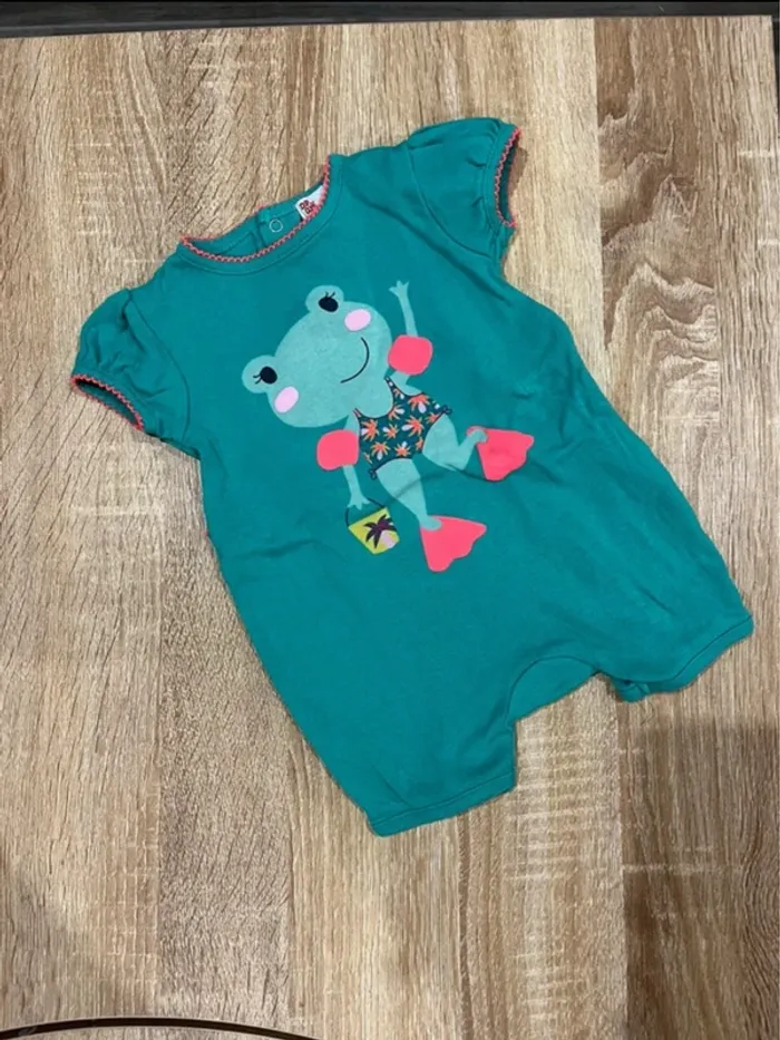 🐸 Combinaison short MC bébé fille 3 mois 🐸