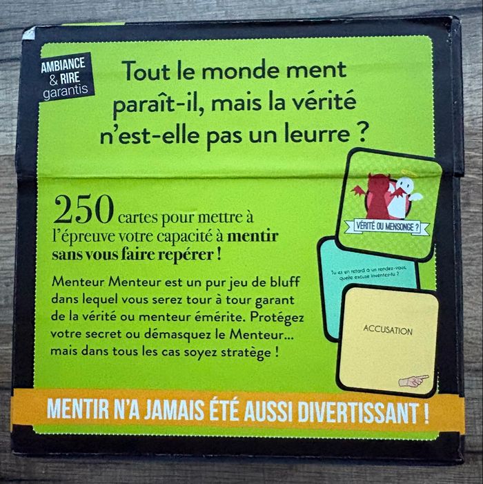 Jeux apéro menteur menteur - photo numéro 2
