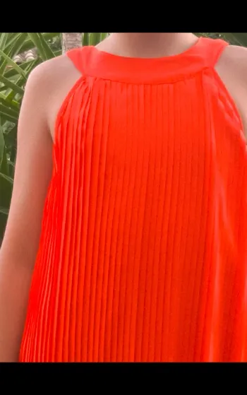 Robe chic plissee