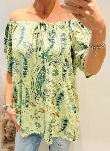 Blouse fluide vert 36/42