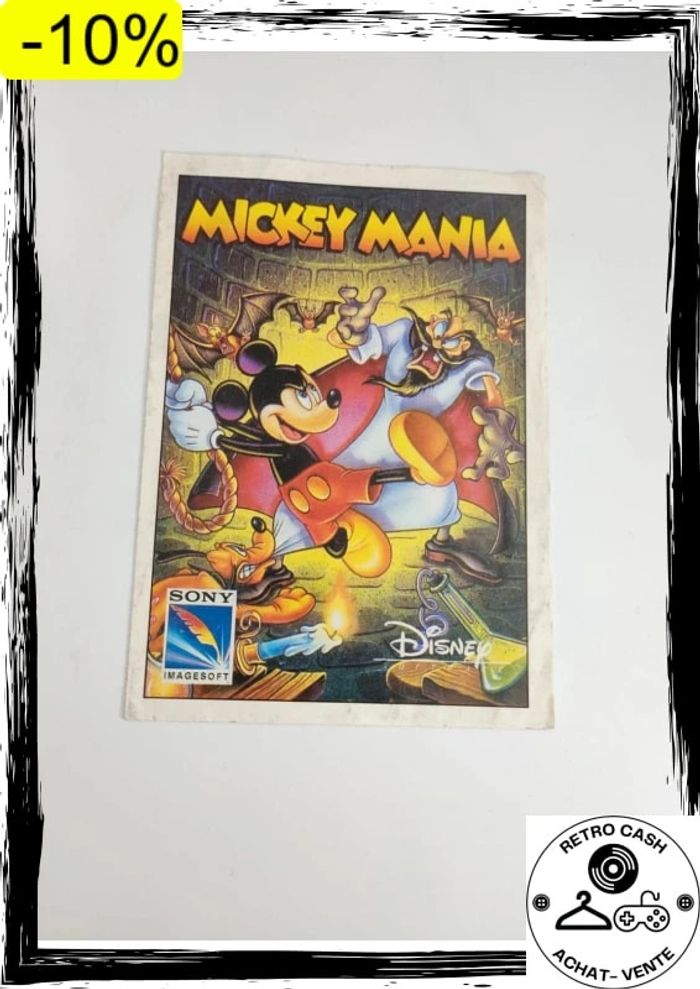 Boite et notice Super Nintendo Snes - Mickey Mania eur sans jeu - photo numéro 4
