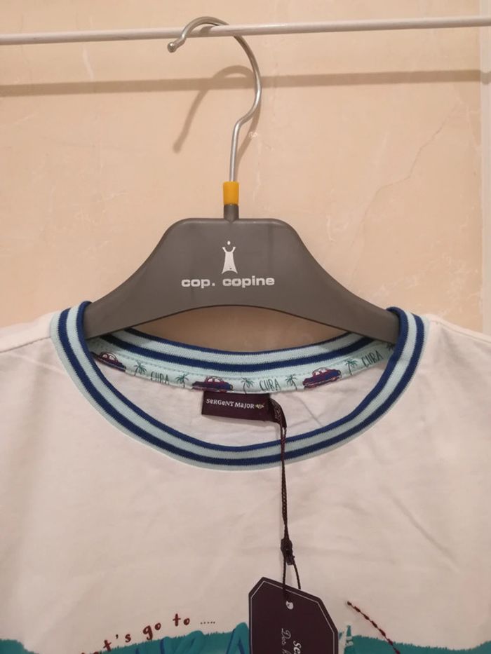 Tee-shirt Sergent Major Neuf Étiqueté T11 ans - V92B - photo numéro 3