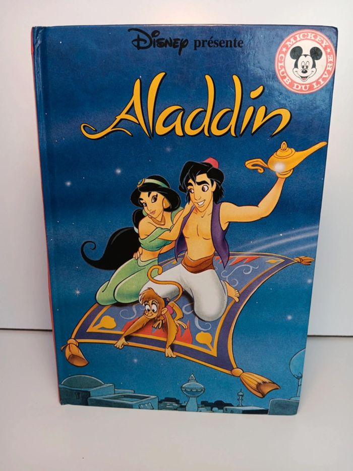 Livre Disney mickey club du livre Aladdin