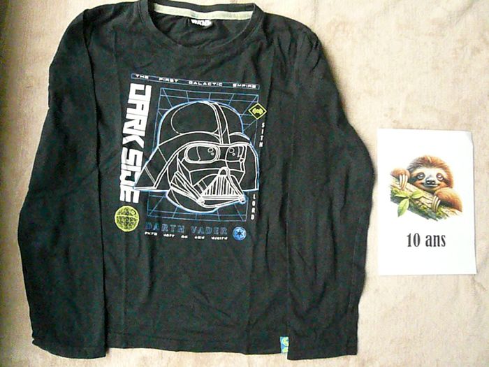 Lot de 2 tee-shirts garçon 10 ans (n°32) - photo numéro 2