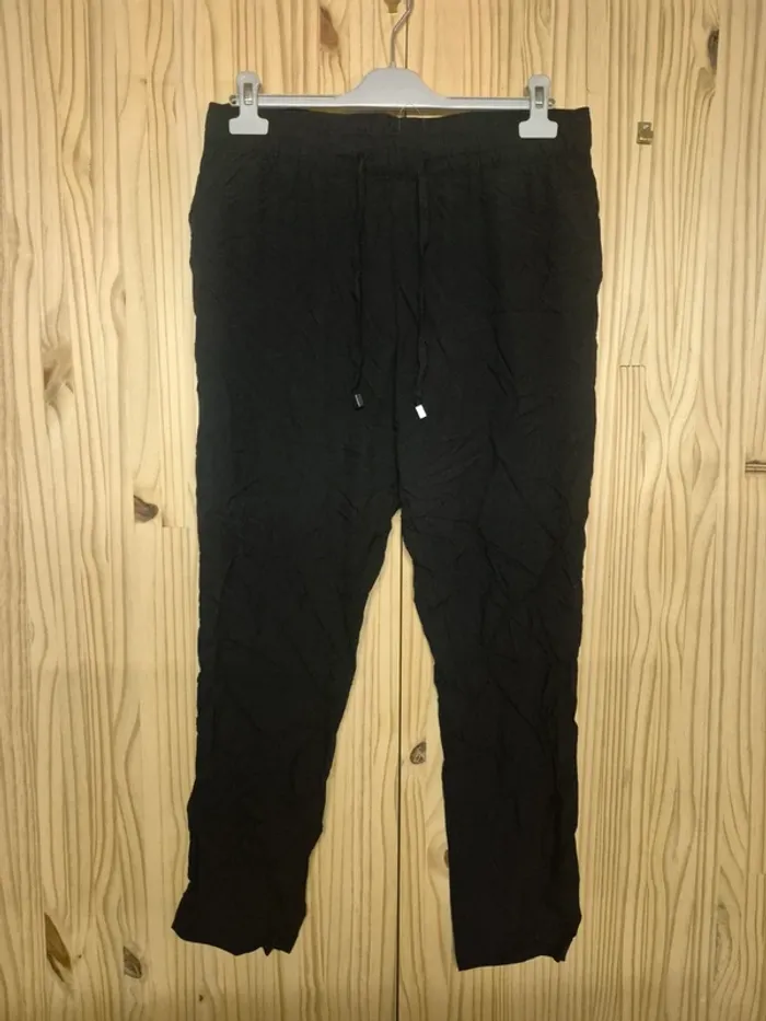 Pantalon fluide noir