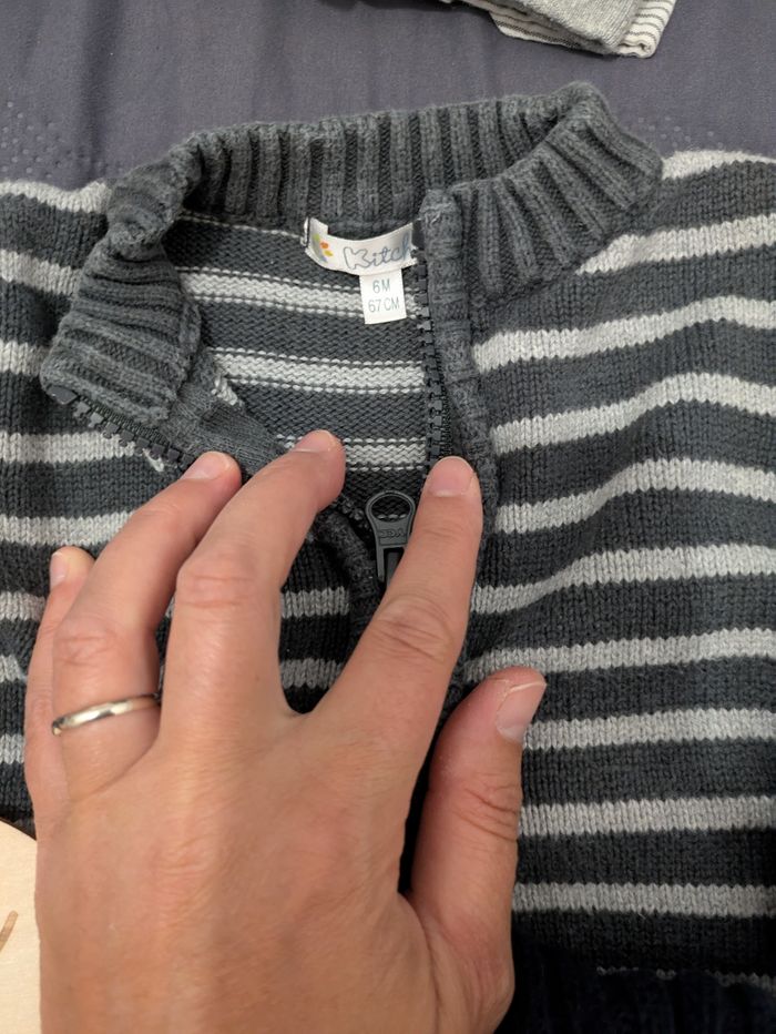 Lot de 2 gilets 6 mois - photo numéro 3