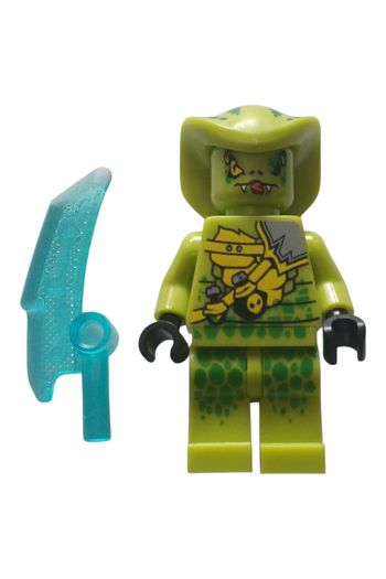 Figurine Style LEGO Ninjago Guerrier Serpentin Vert Acidus