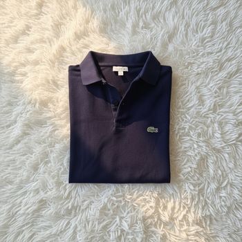 Polo Lacoste bleu marine - Taille 14 ans 