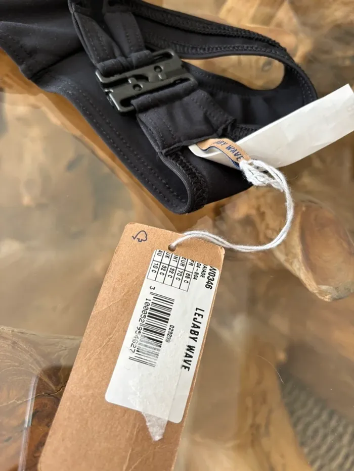 Haut de maillot de bain Lejaby wave noir 85c - photo numéro 5
