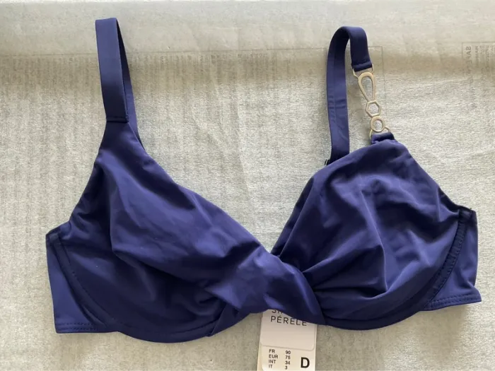 Haut maillot bleu Simone Pérèle neuf