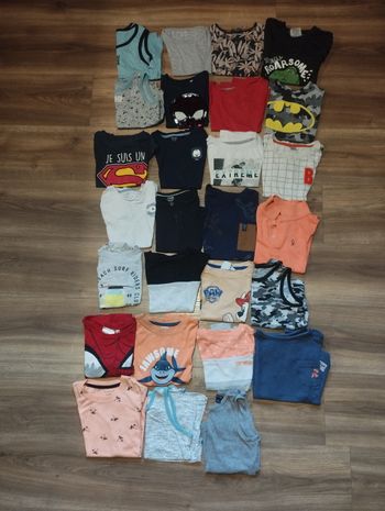 Lot t-shirt manches courtes 