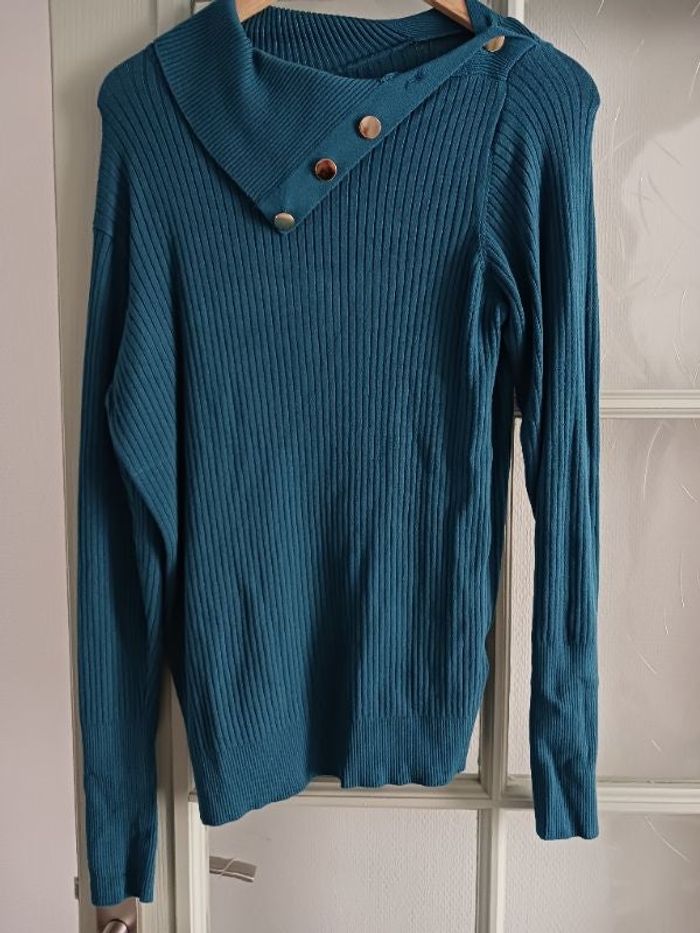 Pull jamais porté gemo bleu canard