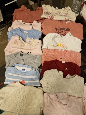 Lot 6 mois pull