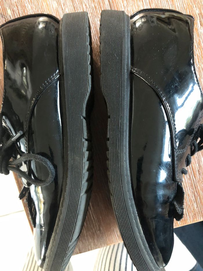 Chaussure vernie noire Gemo - photo numéro 4