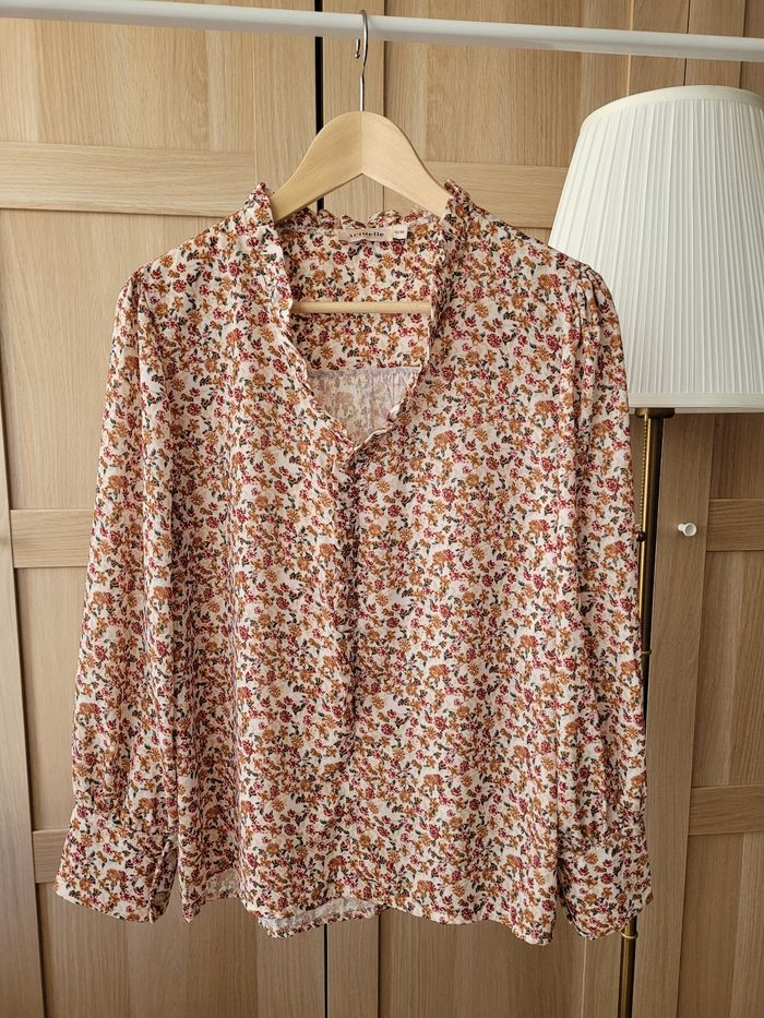 Blouse à fleurs