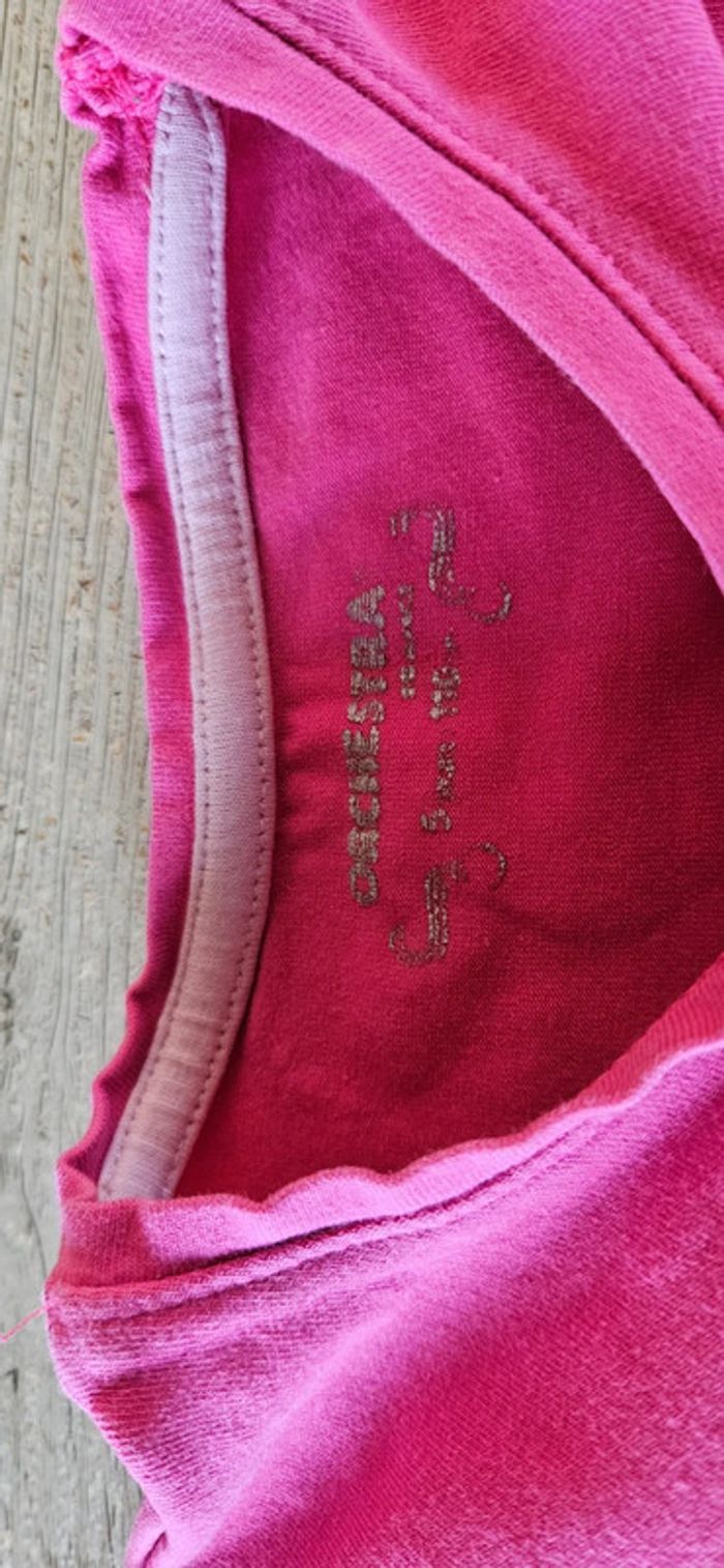 T shirt rose fushia, manches courtes, Orchestra, 5 ans - photo numéro 4