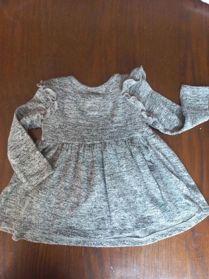Pull long gris C&A 2ans 92cm - photo numéro 2