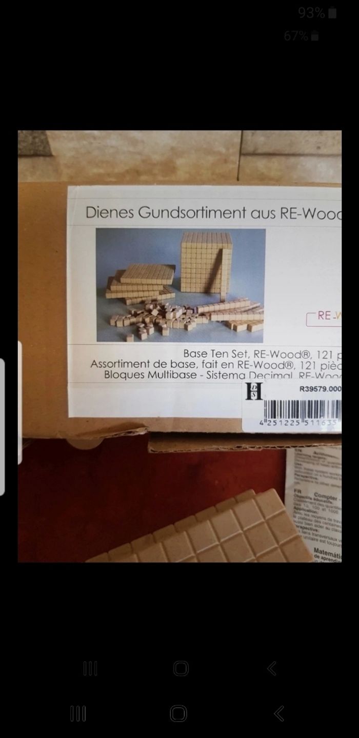 Assortiment de bloques d apprentissage