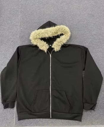 Zip a Capuche vintage y2k noir M
