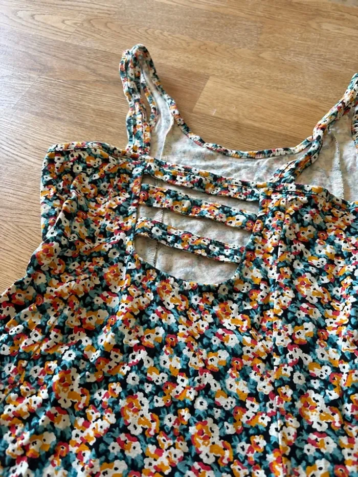 Robe patineuse fleurie xxs - photo numéro 4