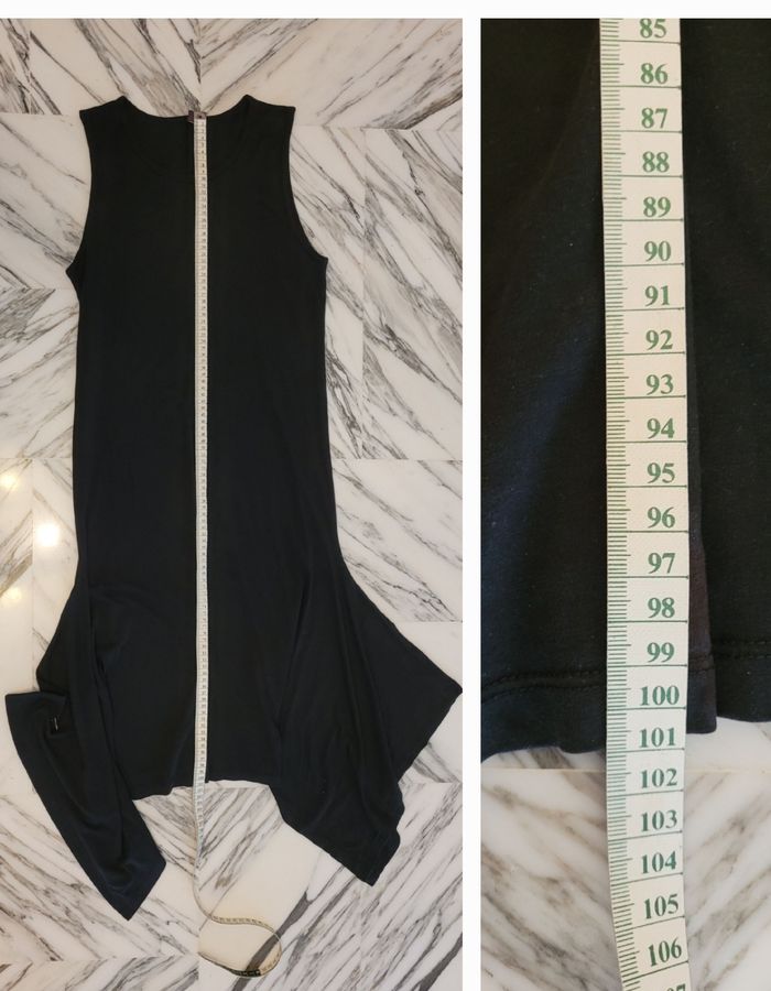 Tattoo Paris Robe  Longue TFr38/TM- Beige_Champagne avec Fines bretelles Dorées en TBE - photo numéro 8