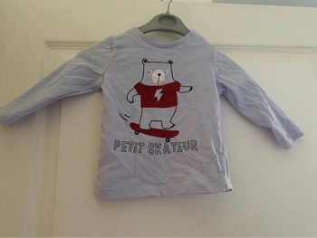 Tee-shirt manches longues verbaudet 9 mois